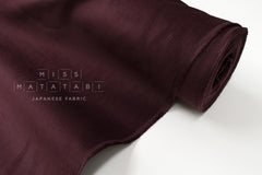 DEADSTOCK Japanese Fabric Corduroy - wine - 50cm