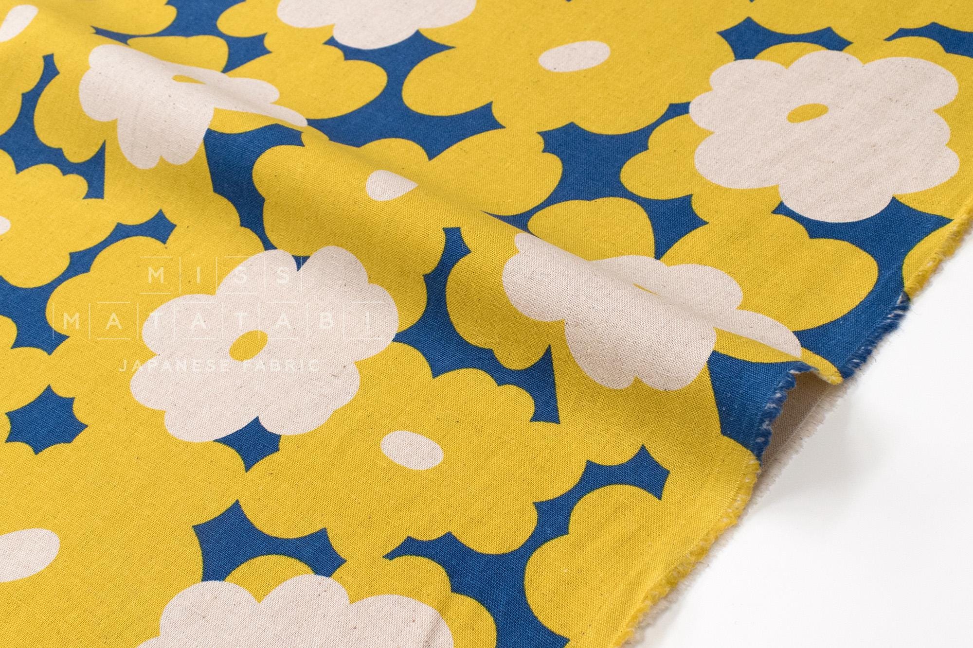 Japanese Fabric Marmalade Flowers - E - 50cm