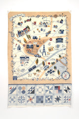 Japanese Fabric American Country Quilt Town - panel