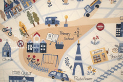 Japanese Fabric American Country Quilt Town - panel