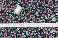 DEADSTOCK Japanese Fabric Faith - D black - 50cm