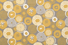 Japanese Fabric Corduroy Lotus - D - 50cm