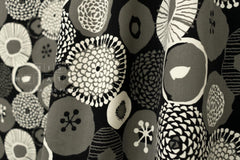 Japanese Fabric Corduroy Lotus - B - 50cm