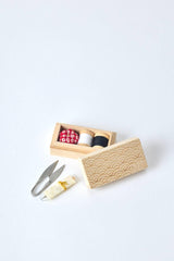 Japanese Hiro Small Sewing Box Kanazawa Seigaiha Waves