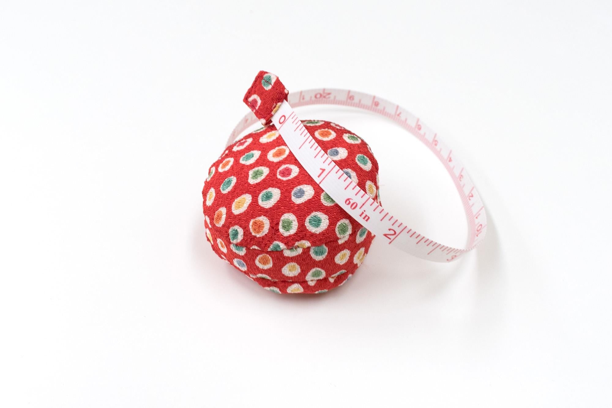 Japanese Hiro Macaron Chirimen Tape Measure - E