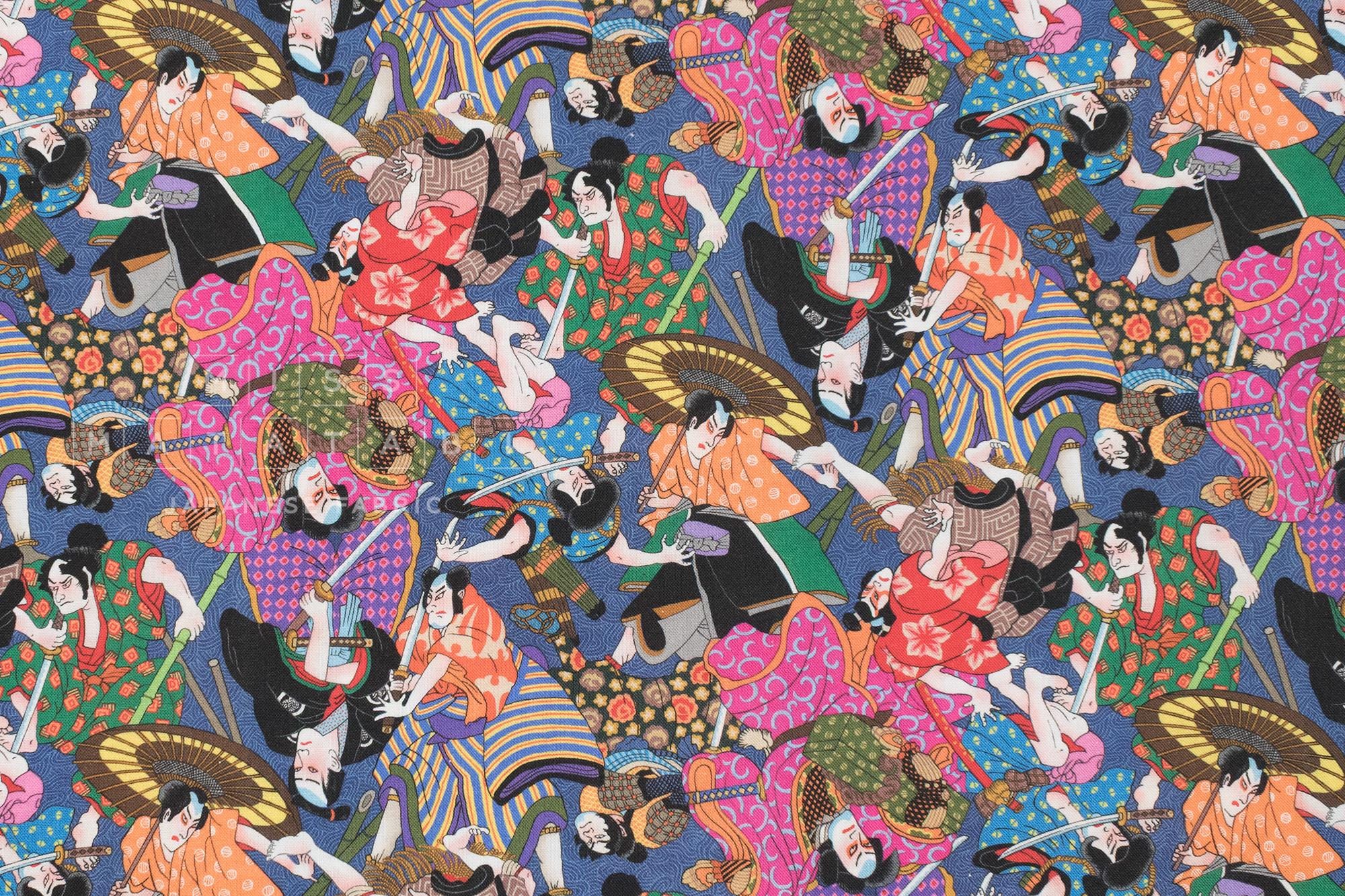 Japanese Fabric Kabuki - 50cm