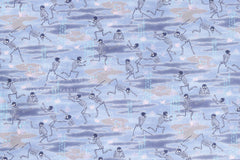 Japanese Fabric Skeletons in the Mist - 50cm