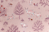 Japanese Fabric Not Scary Bear Forest - pink - 50cm