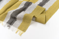 Shokunin Collection Hand-printed Chusen Japanese TEWSEN Tenugui Short Scarf - Chiso Strata