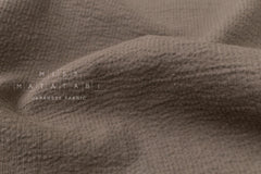 DEADSTOCK Japanese Fabric Shokunin Collection Azumadaki 101 - taupe - 50cm