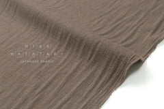 DEADSTOCK Japanese Fabric Shokunin Collection Azumadaki 101 - taupe - 50cm