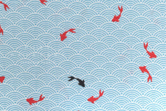 Japanese Fabric Koi Pond - C - 50cm