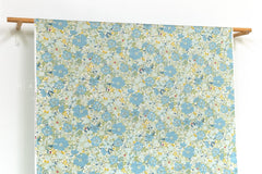 Japanese Fabric All the Flowers - blue - 50cm