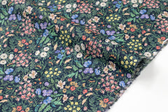 Japanese Fabric Enchanted Garden - navy blue - 50cm