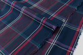 DEADSTOCK Japanese Fabric Yarn Dyed Plaid - navy - 50cm