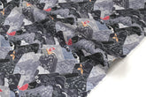 Japanese Fabric Misty Mountains - E - 50cm