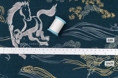 Japanese Fabric Year of the Horse - B - 50cm
