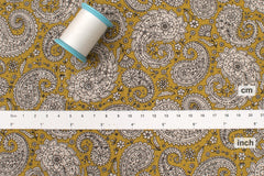 Japanese Fabric Modern Paisley - C - 50cm