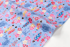 Japanese Fabric Little Maiko Dobby - C - 50cm