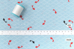 Japanese Fabric Koi Pond - C - 50cm