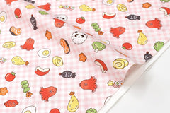 Japanese Fabric Obento - pink - 50cm