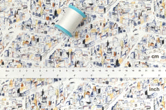 Japanese Fabric Cats Take Flight - E - 50cm