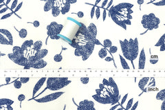 Japanese Fabric Lynette - blue - 50cm