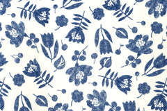 Japanese Fabric Lynette - blue - 50cm