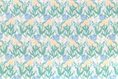 Japanese Fabric Flora - blue - 50cm