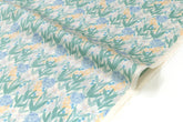 Japanese Fabric Flora - blue - 50cm