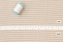 Japanese Fabric Yarn-Dyed Small Check - 6 - 50cm