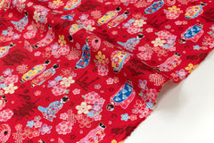 Japanese Fabric Little Maiko Dobby - D - 50cm
