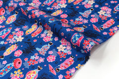 Japanese Fabric Little Maiko Dobby - E - 50cm