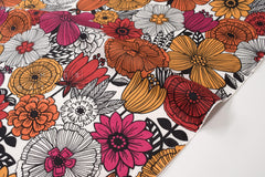 Japanese Fabric Mattina Di Vacanza Isla Floral - C - 50cm