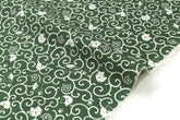 Japanese Fabric Karakusa Cats - green II - 50cm