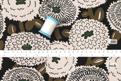 Japanese Fabric Misty Dahlia - E - 50cm