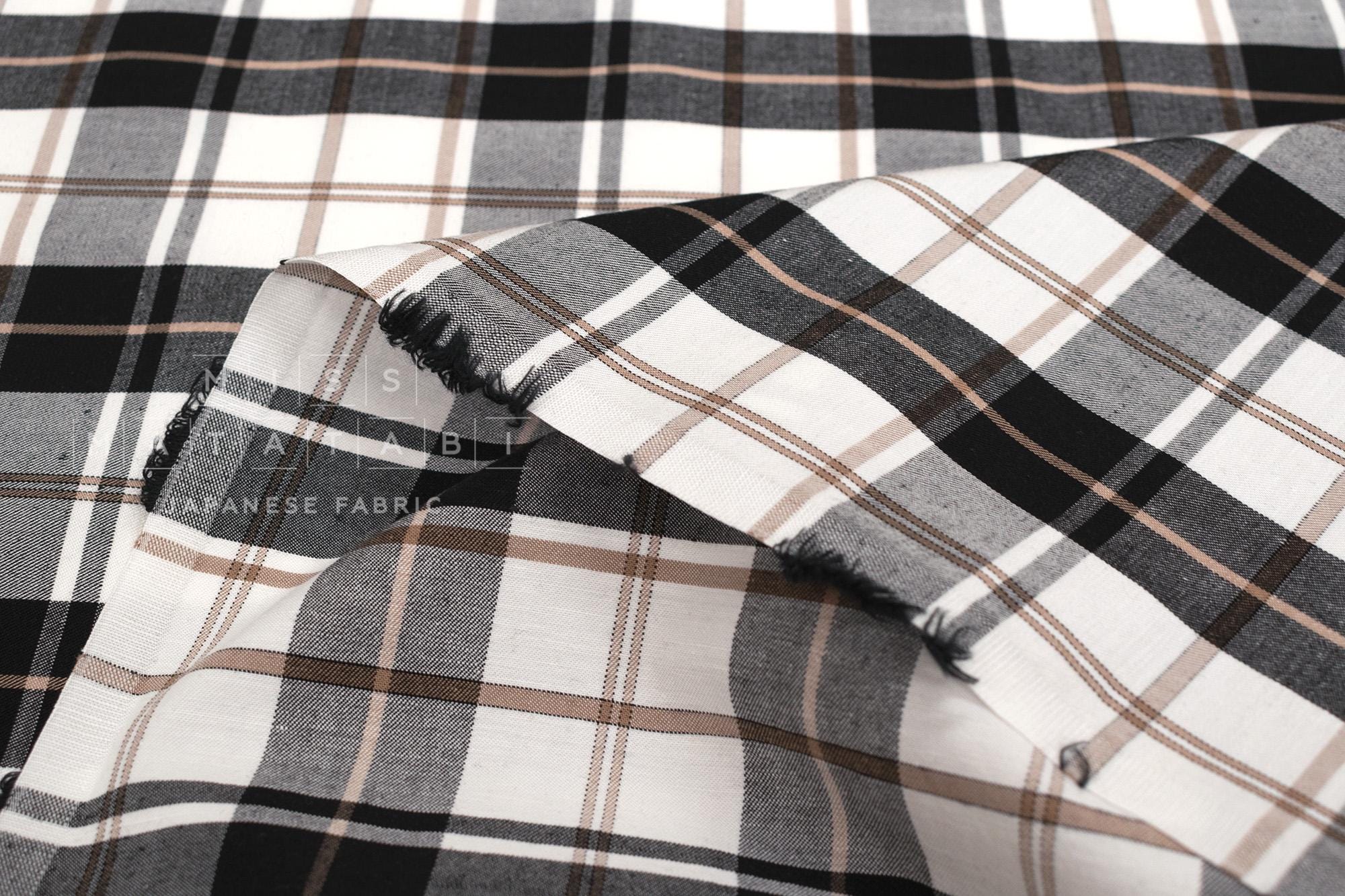 DEADSTOCK Japanese Fabric Plaid Check - 1 - 50cm