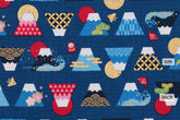 Japanese Fabric Cute Mt Fuji - C - 50cm