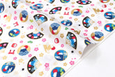 Japanese Fabric Kawaii Mt Fuji - A - 50cm