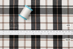 DEADSTOCK Japanese Fabric Plaid Check - 1 - 50cm