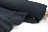 DEADSTOCK Japanese Fabric Shokunin Collection Azumadaki 18 Linen - dark navy blue - 50cm