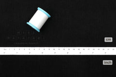 DEADSTOCK Japanese Fabric Corduroy 57344 - black - 50cm