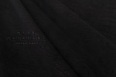 DEADSTOCK Japanese Fabric Corduroy 57344 - black - 50cm