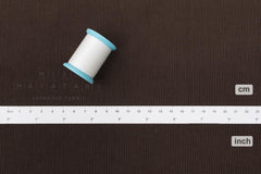 DEADSTOCK Japanese Fabric Corduroy 57464 - brown - 50cm