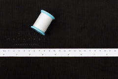 DEADSTOCK Japanese Fabric Corduroy 57464 - black - 50cm