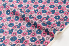 Japanese Fabric Bright Flowers - E - 50cm
