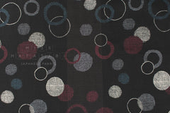 Japanese Fabric Maru - A black - 50cm