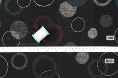 Japanese Fabric Maru - A black - 50cm