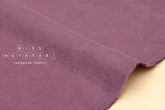 起毛リネン 100% - 藤色