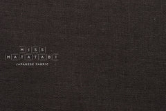 Kobayashi solid double gauze - charcoal